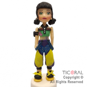 ADORNO GUERRARA K POP ZOEY PORCELANA FRIA x 1